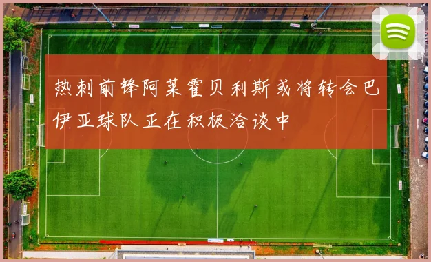 热刺前锋阿莱霍贝利斯或将转会巴伊亚球队正在积极洽谈中