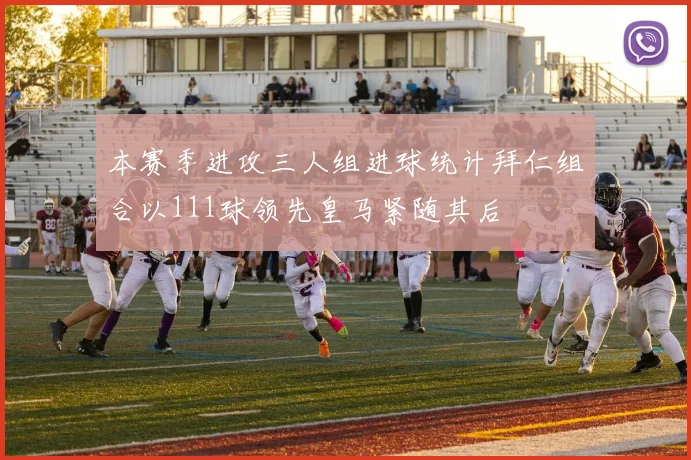本赛季进攻三人组进球统计拜仁组合以111球领先皇马紧随其后